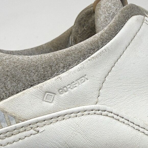ECCO S Three GoreTex Golf Shoes Mens 10 - 10.5 EU 44 White Leather Spikeless main image 14